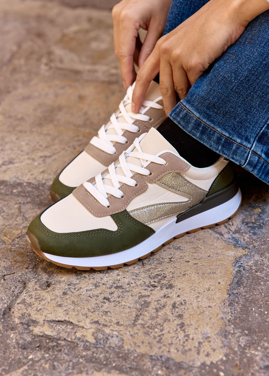 BASKETS KAKI HERMIONE Karl Marc John