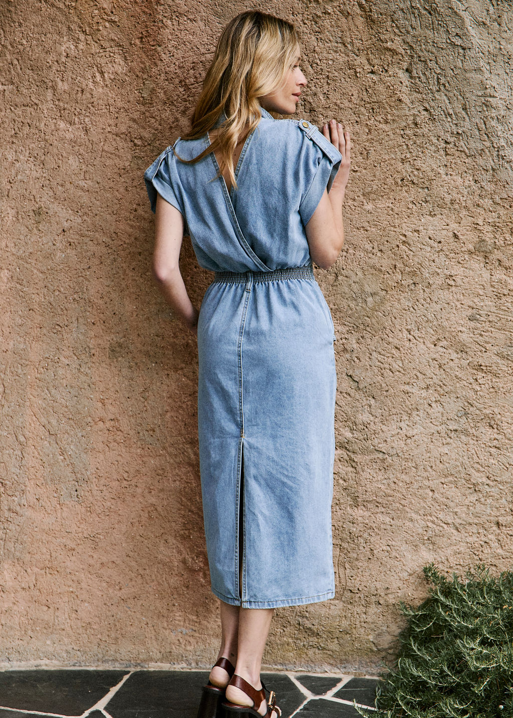 ROBE DENIM CLAIR ROXANE