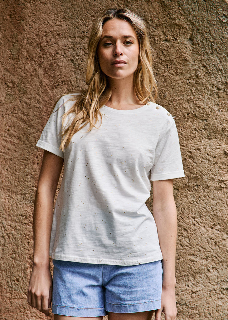 TEE-SHIRT BLANC TERENCE