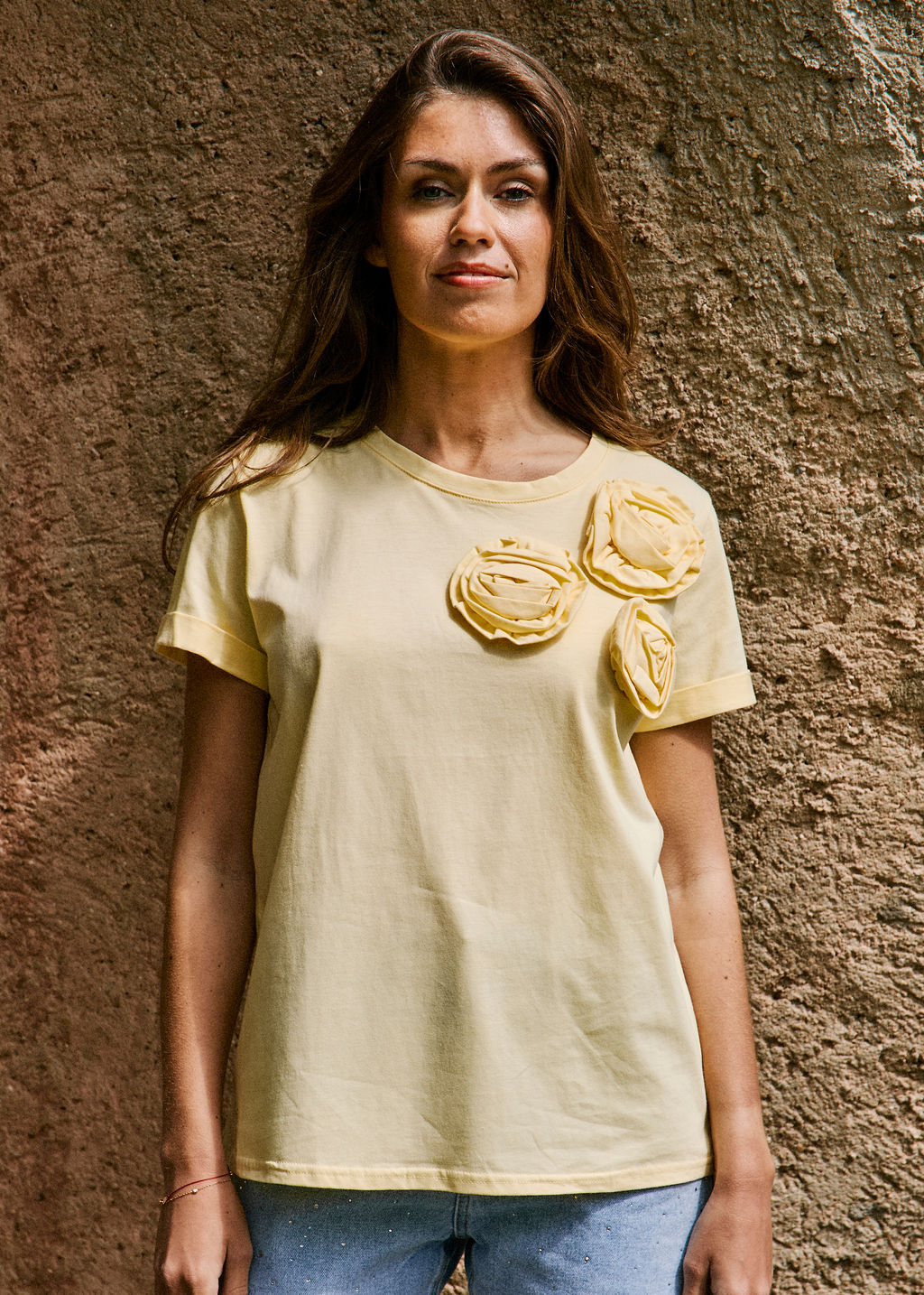 TEE-SHIRT JAUNE TIFANIE