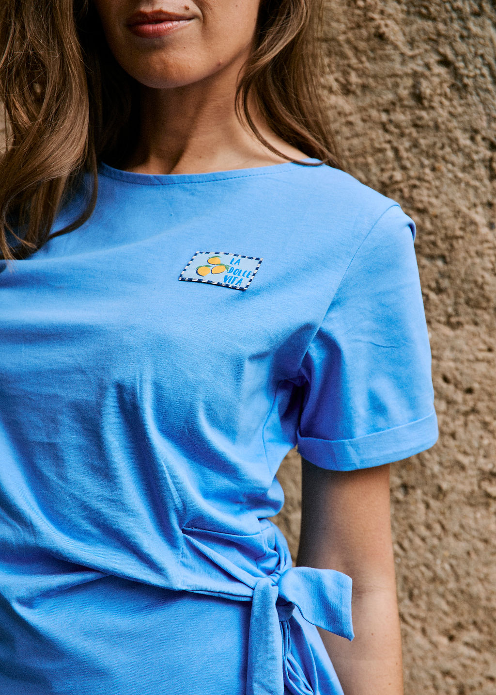 TEE-SHIRT BLEU TOSCANE