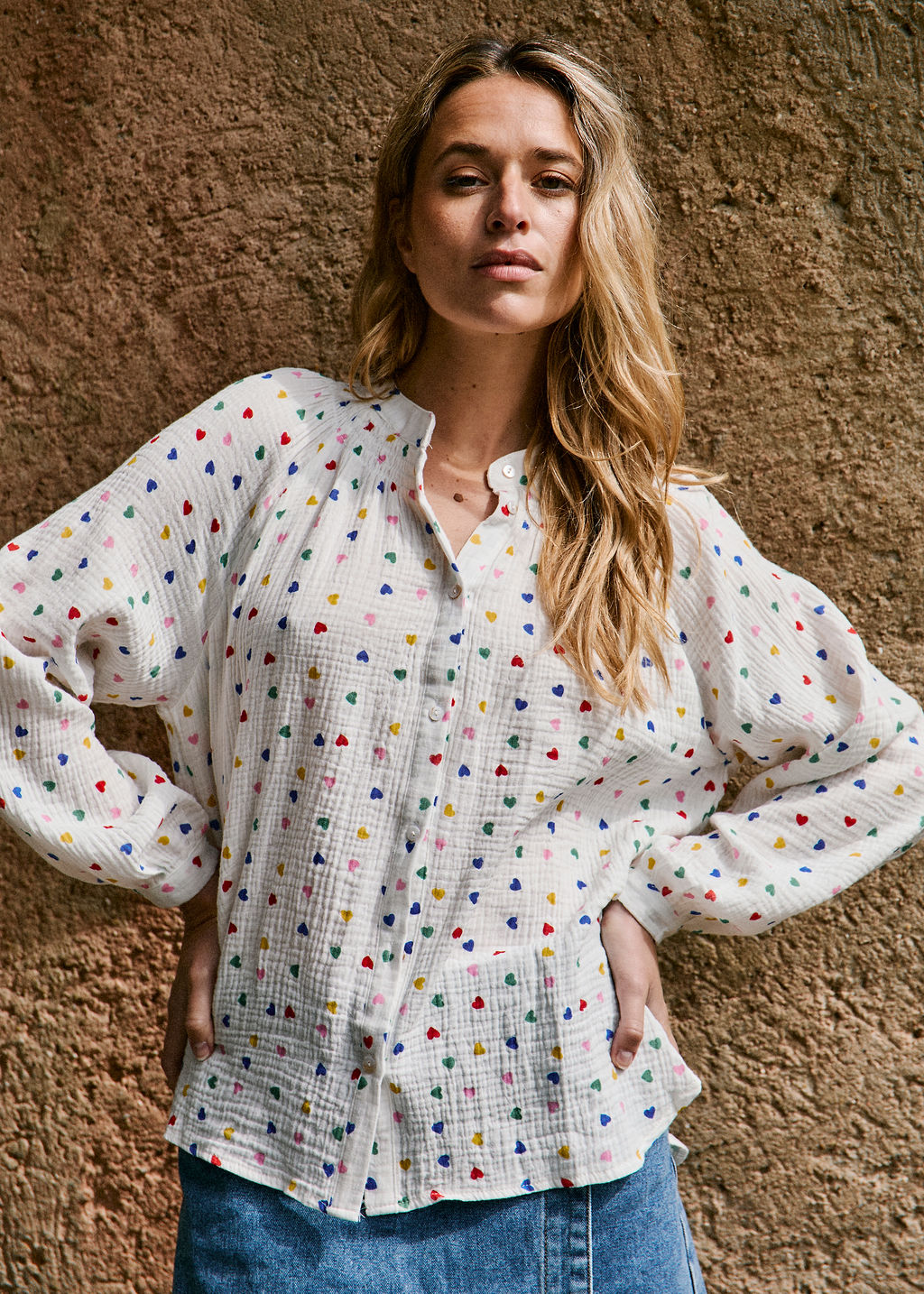 CHEMISE BLANC COEUR