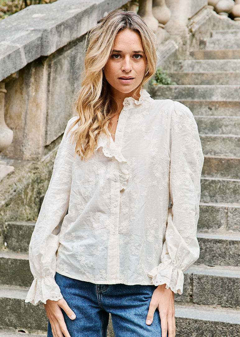 CHEMISE BEIGE CALIXTE