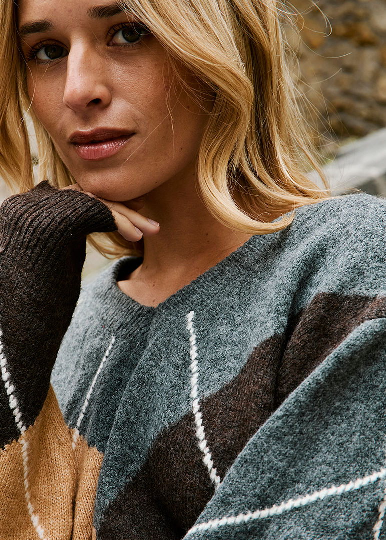 PULLOVER GRIS MIKAEL