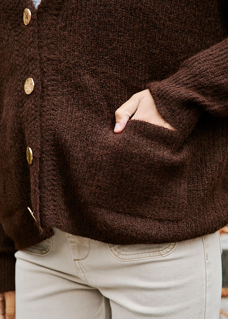 GILET CHOCOLAT MOLLY