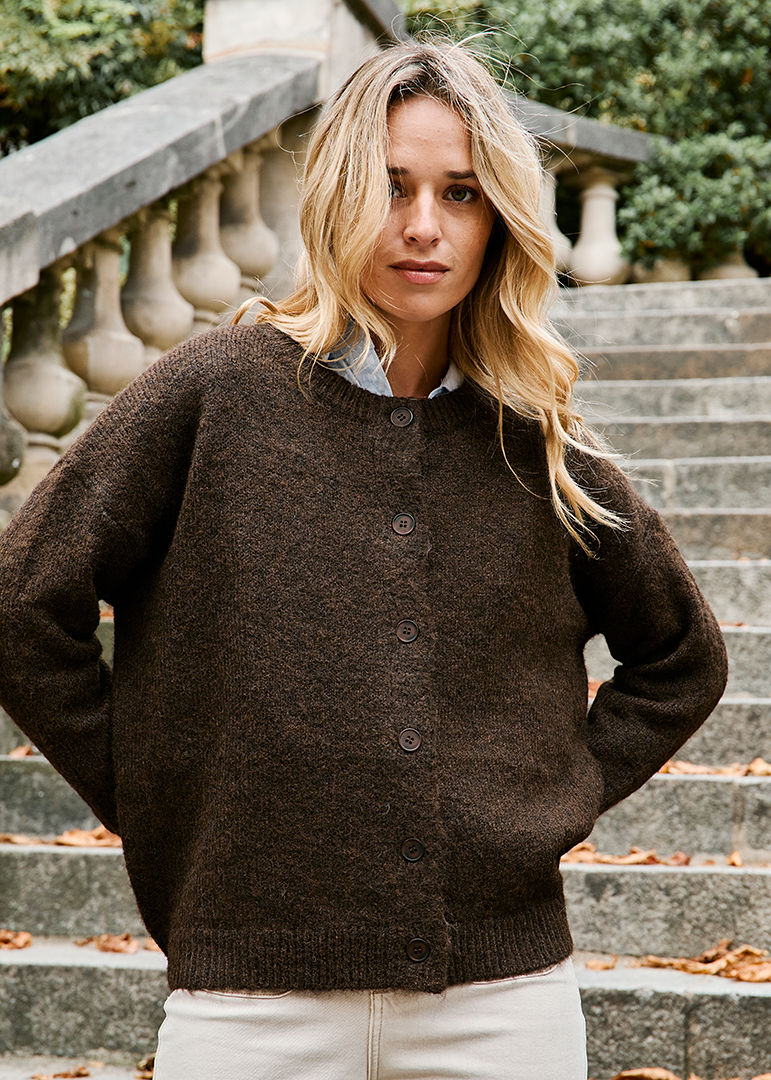 GILET CHOCOLAT MARTINE