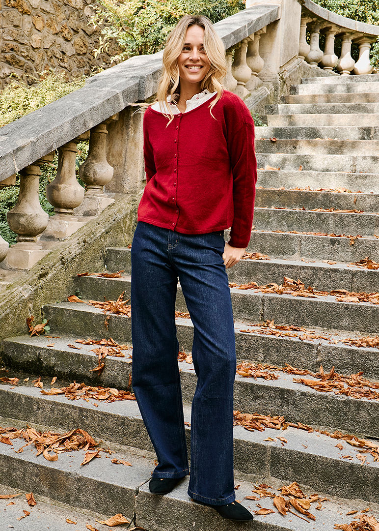 GILET BORDEAUX MARIANE