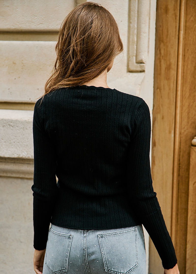 PULLOVER NOIR MASSY