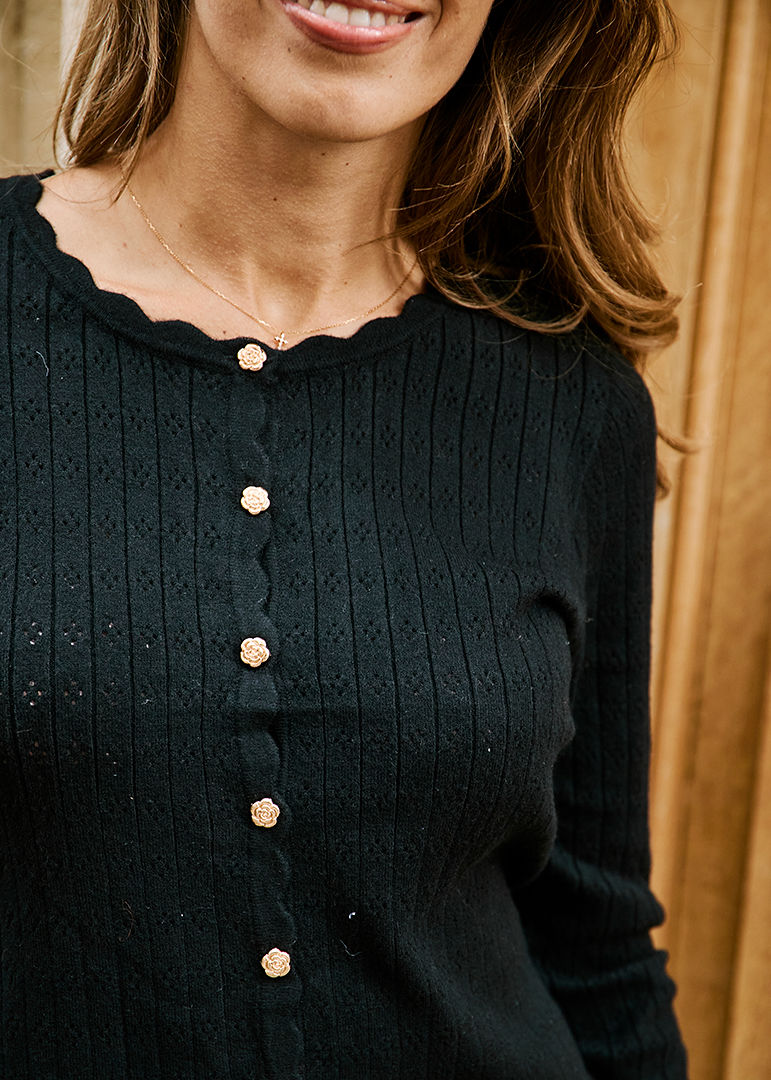 GILET NOIR MIRNA