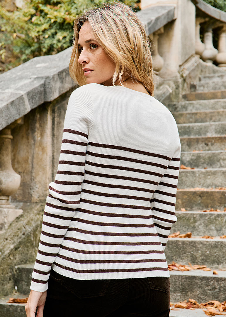 PULLOVER CHOCOLAT MARINA