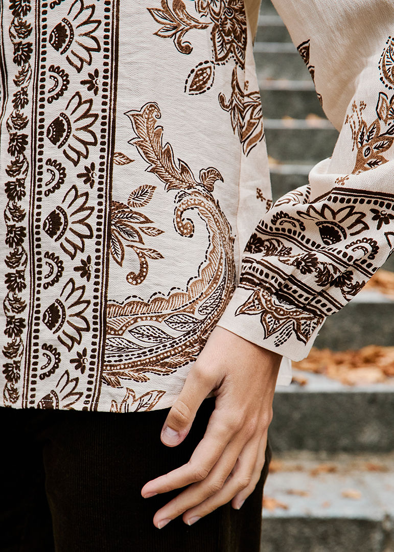 CHEMISE CHOCOLAT CARLETTE