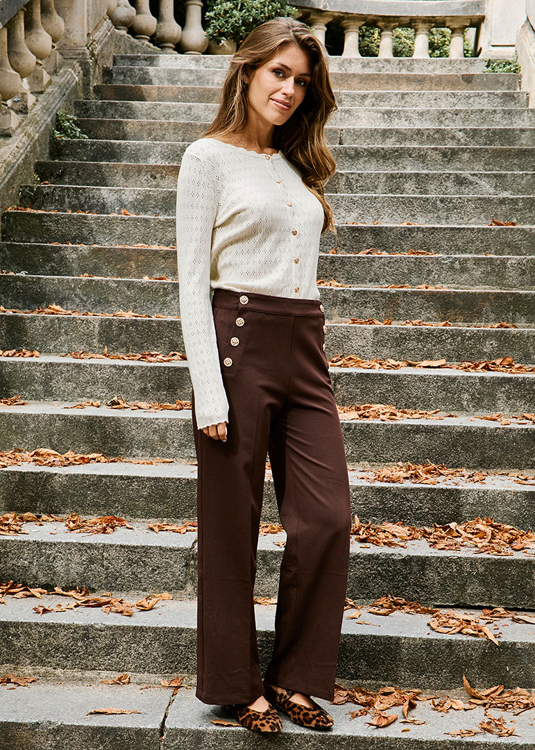 PANTALON CHOCOLAT PAULINE