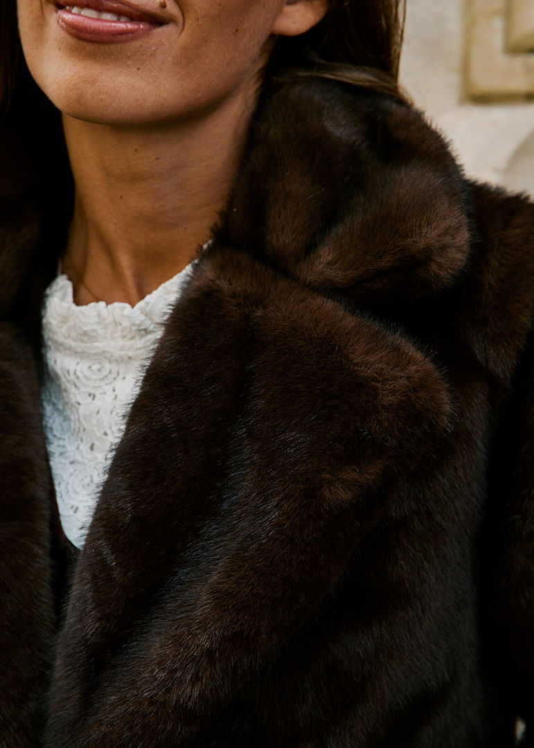 MANTEAU CHOCOLAT LIONNEL
