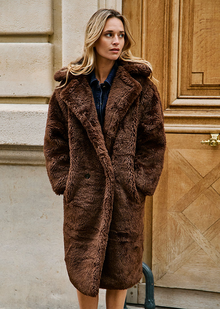 MANTEAU CHOCOLAT LOUIS