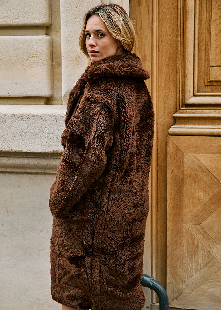 MANTEAU CHOCOLAT LOUIS