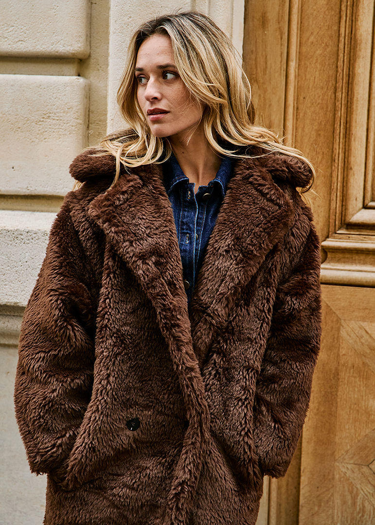 MANTEAU CHOCOLAT LOUIS