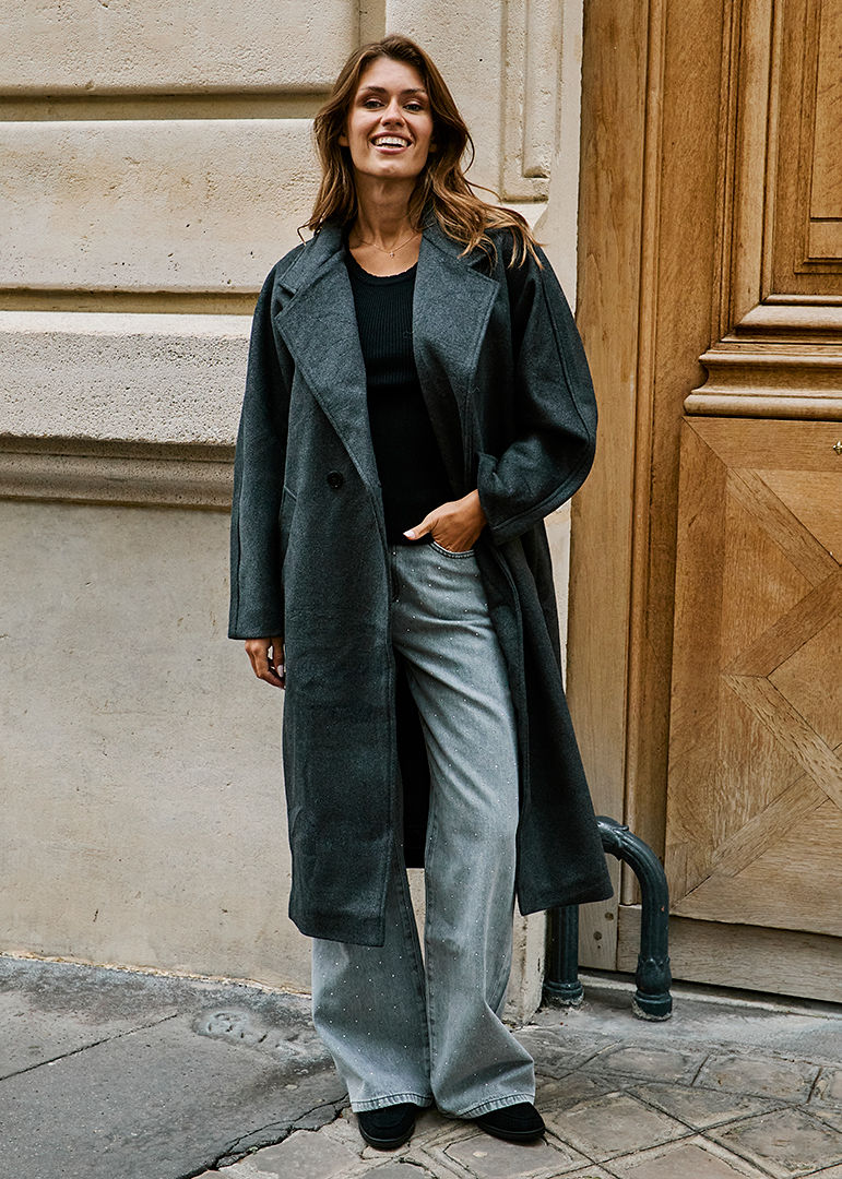 MANTEAU GRIS LEVY