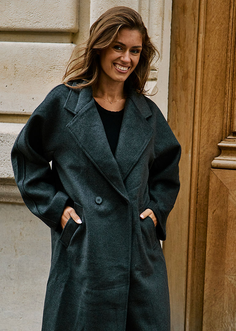 MANTEAU GRIS LEVY