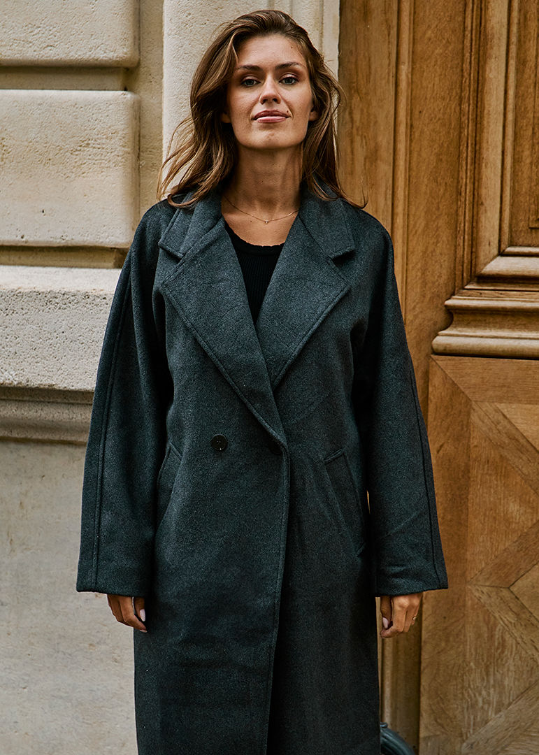 MANTEAU GRIS LEVY