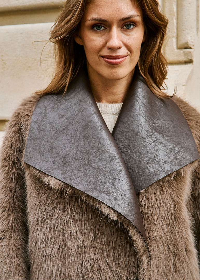 MANTEAU CHOCOLAT LUZON