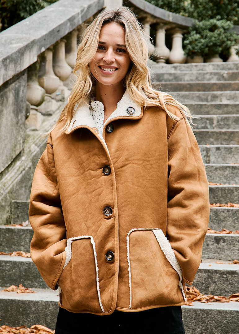 MANTEAU CAMEL LIROY