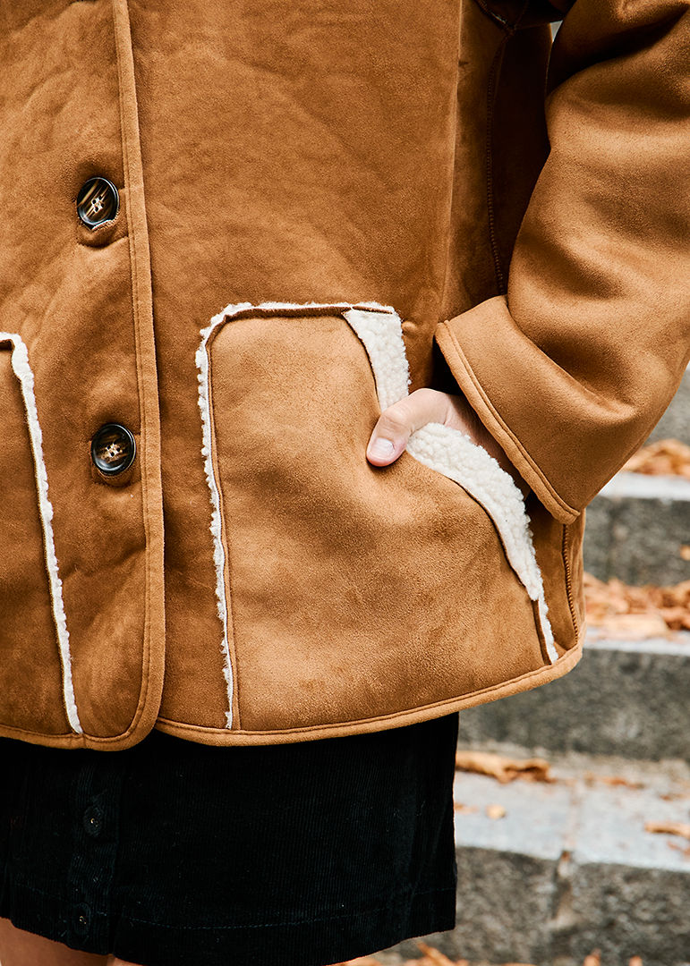 MANTEAU CAMEL LIROY