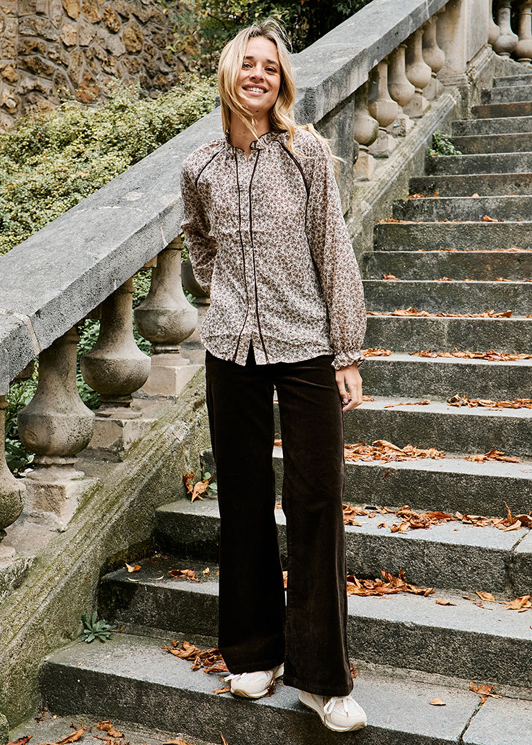 CHEMISE CHOCOLAT CHARLENE