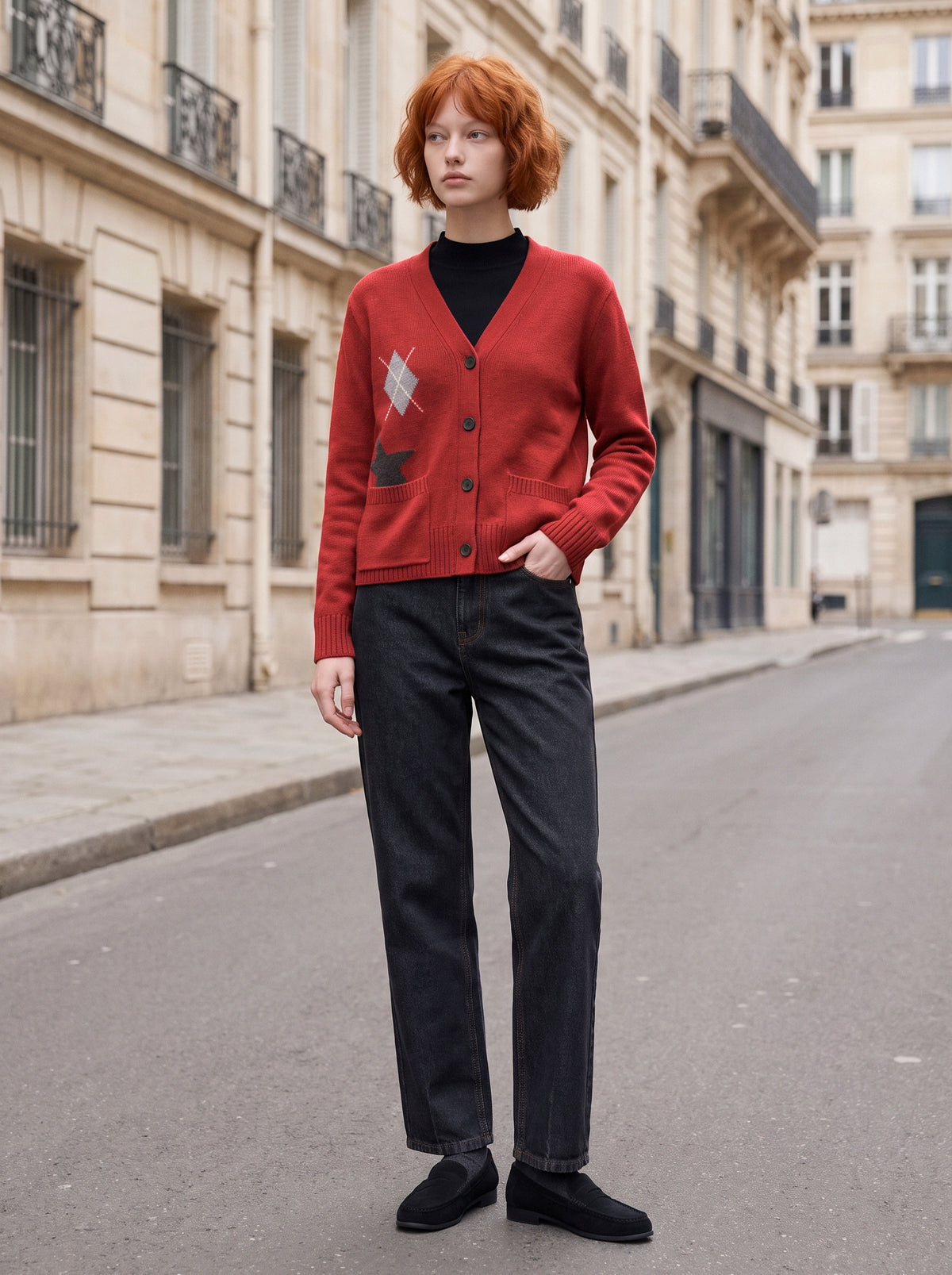 GILET ROUGE CHARLIE