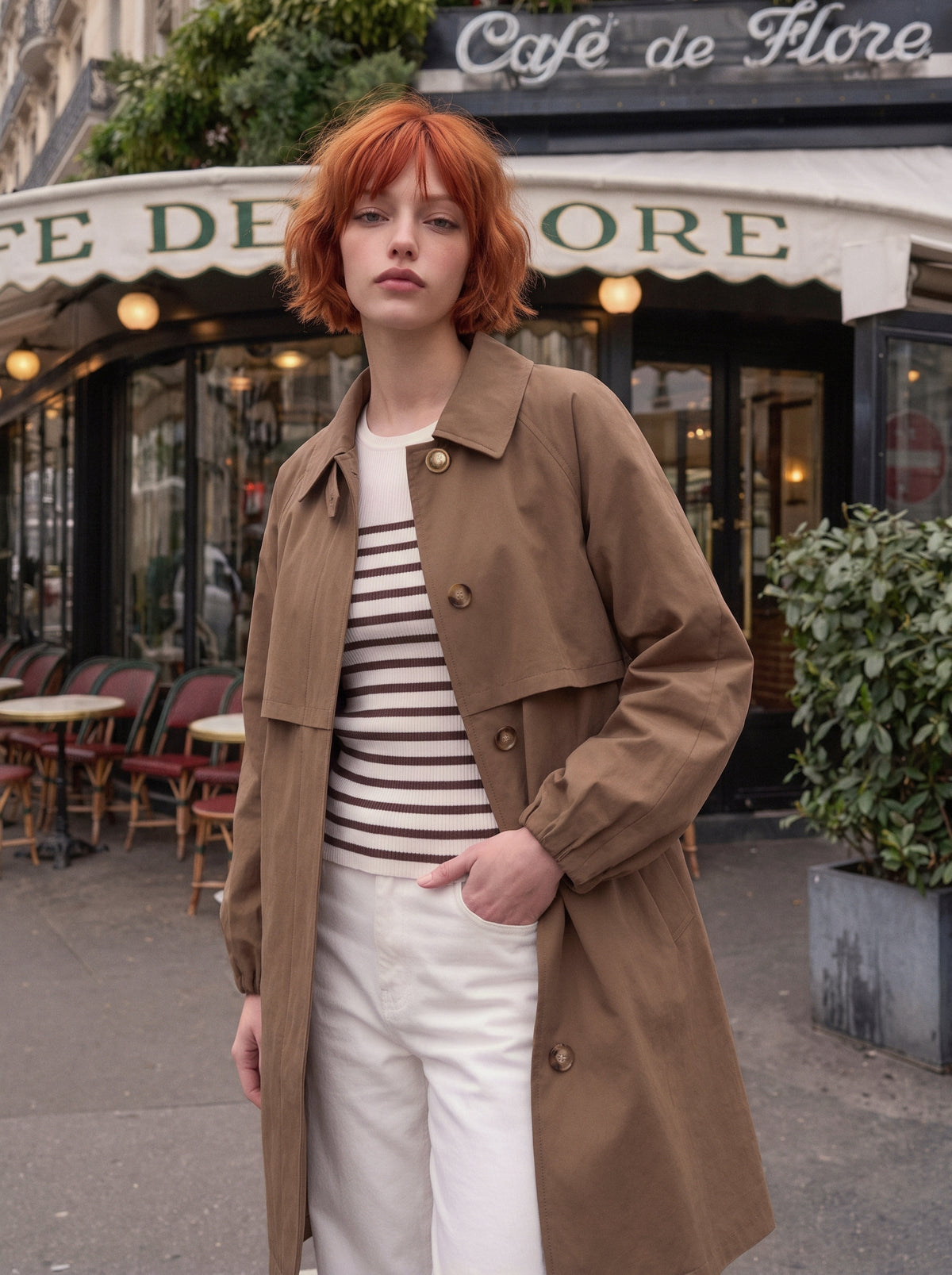 TRENCH CAMEL SOLENE