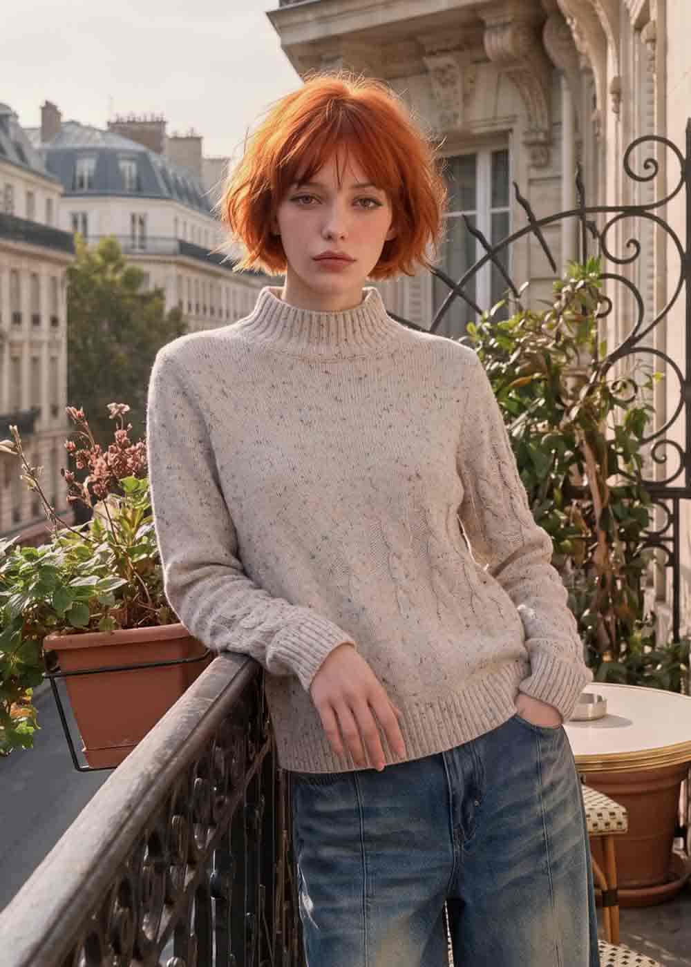 PULLOVER BEIGE LOUISE