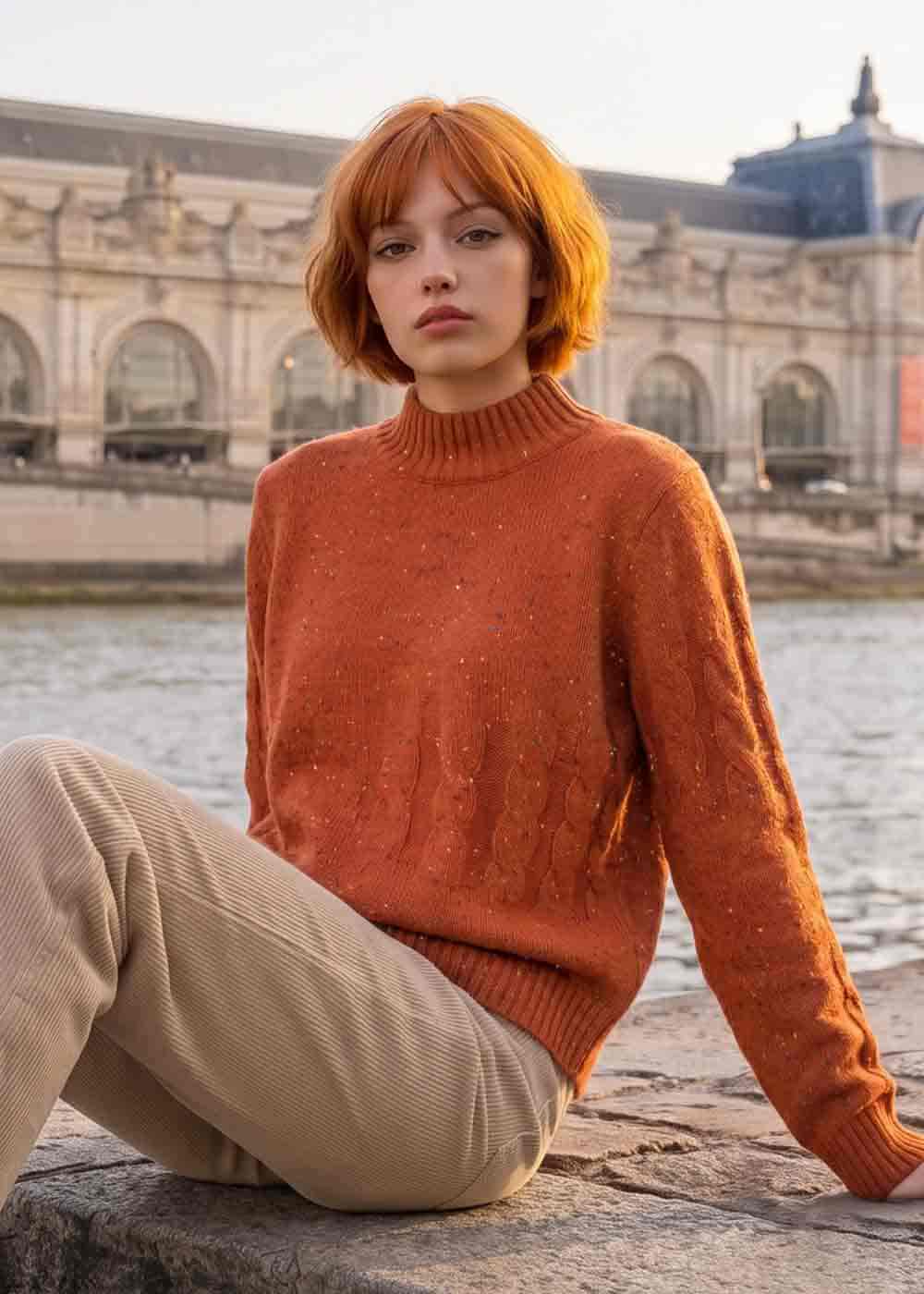 PULLOVER ORANGE LOUISE