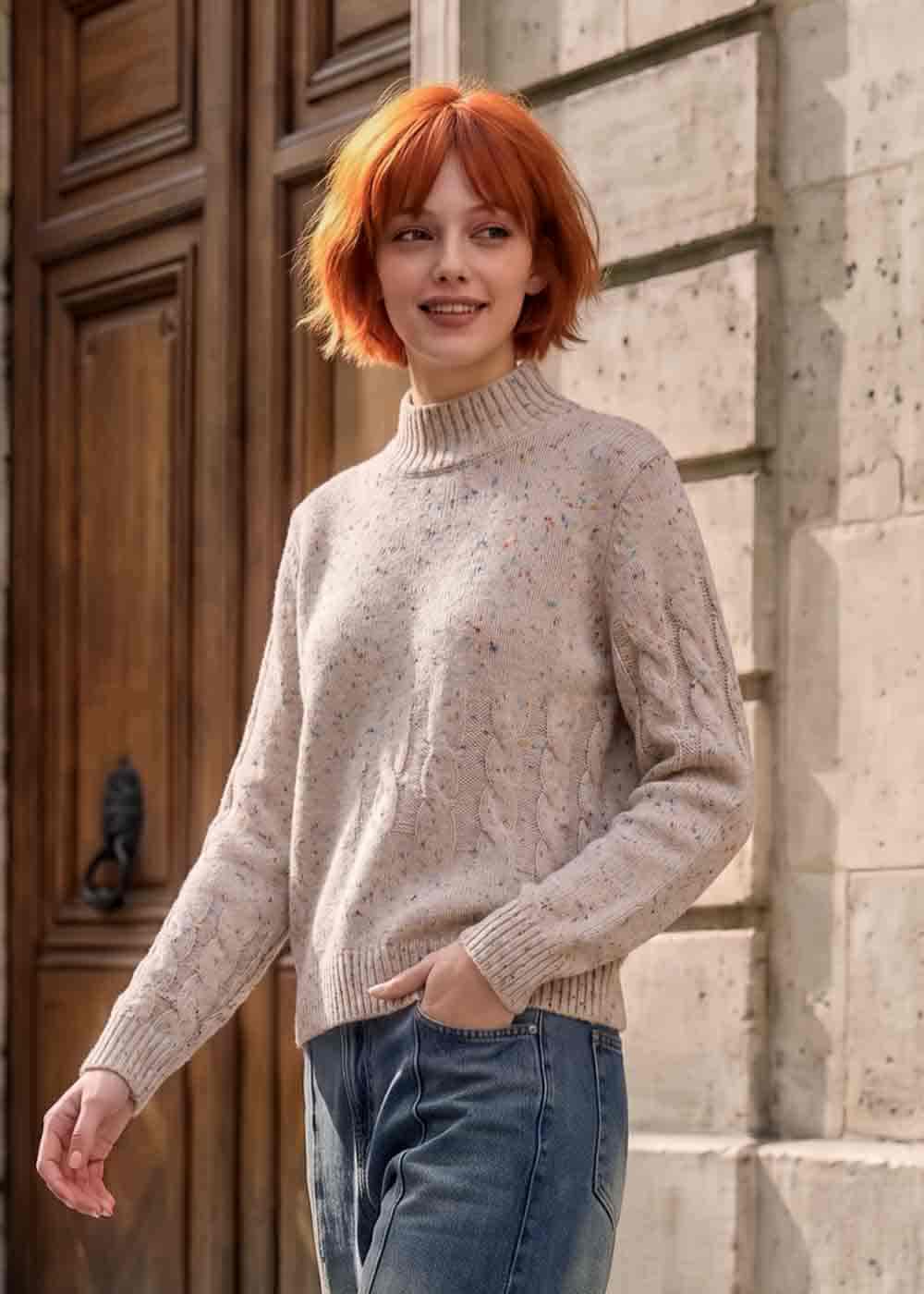 PULLOVER BEIGE LOUISE