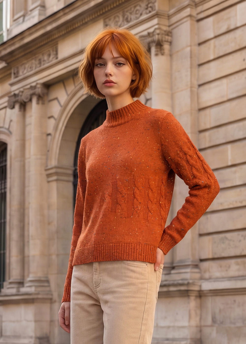 PULLOVER ORANGE LOUISE