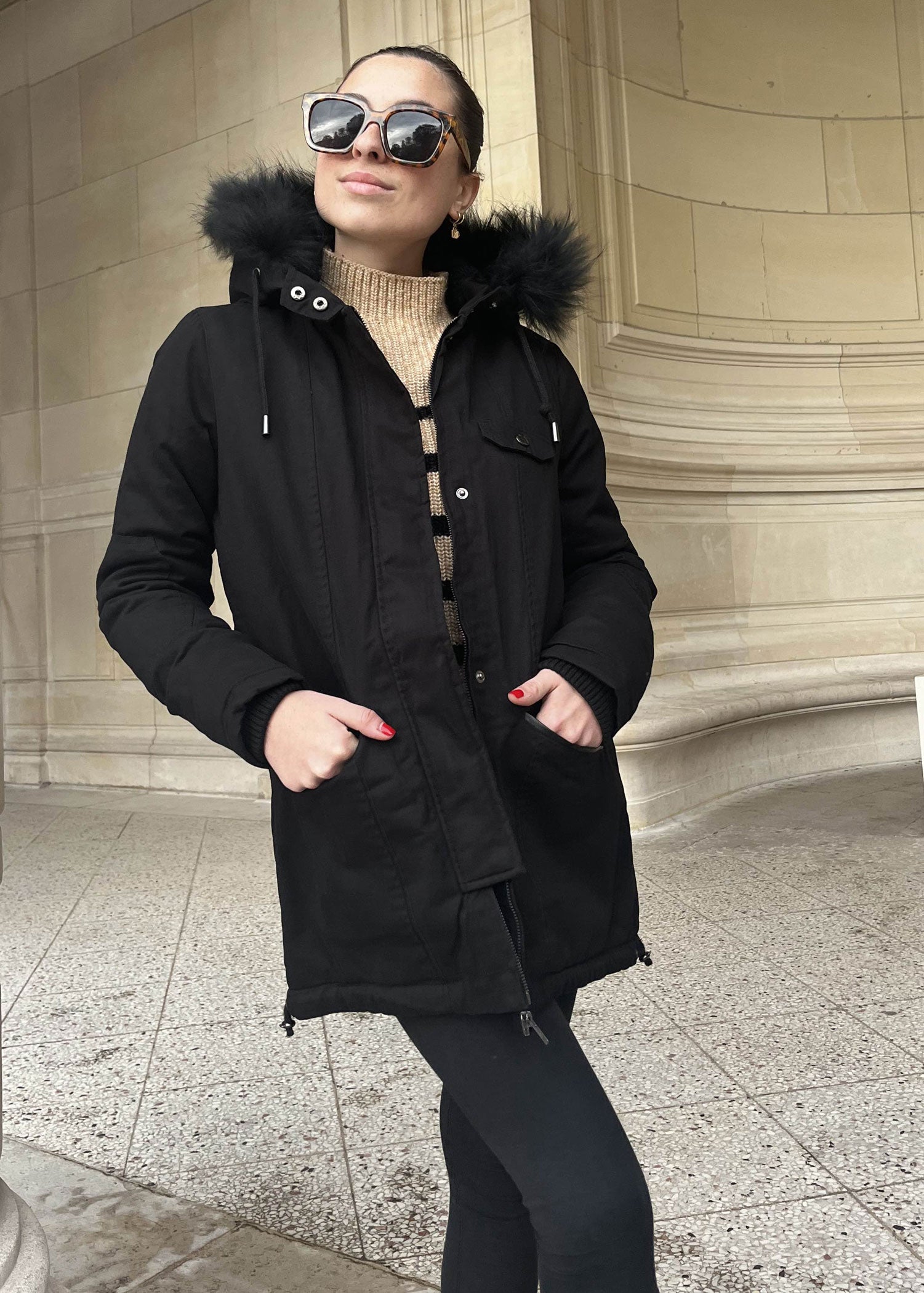 Parka Noir Leon