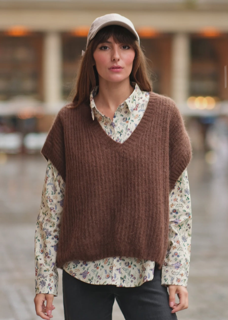 PULLOVER MARRON MORISSE