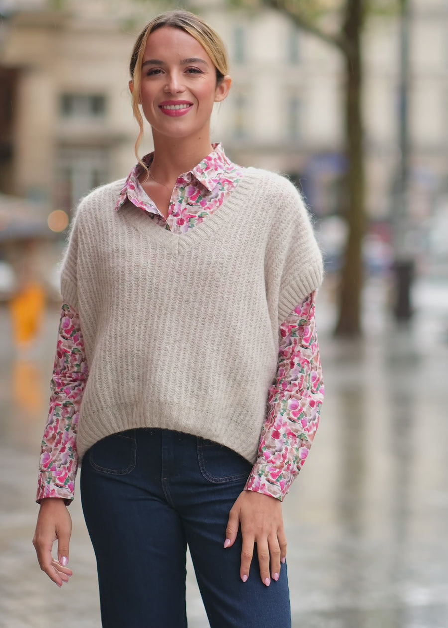 PULLOVER BEIGE MORISSE