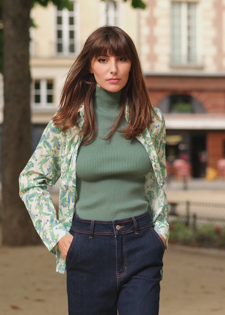 CHEMISE VERTE CHANCE