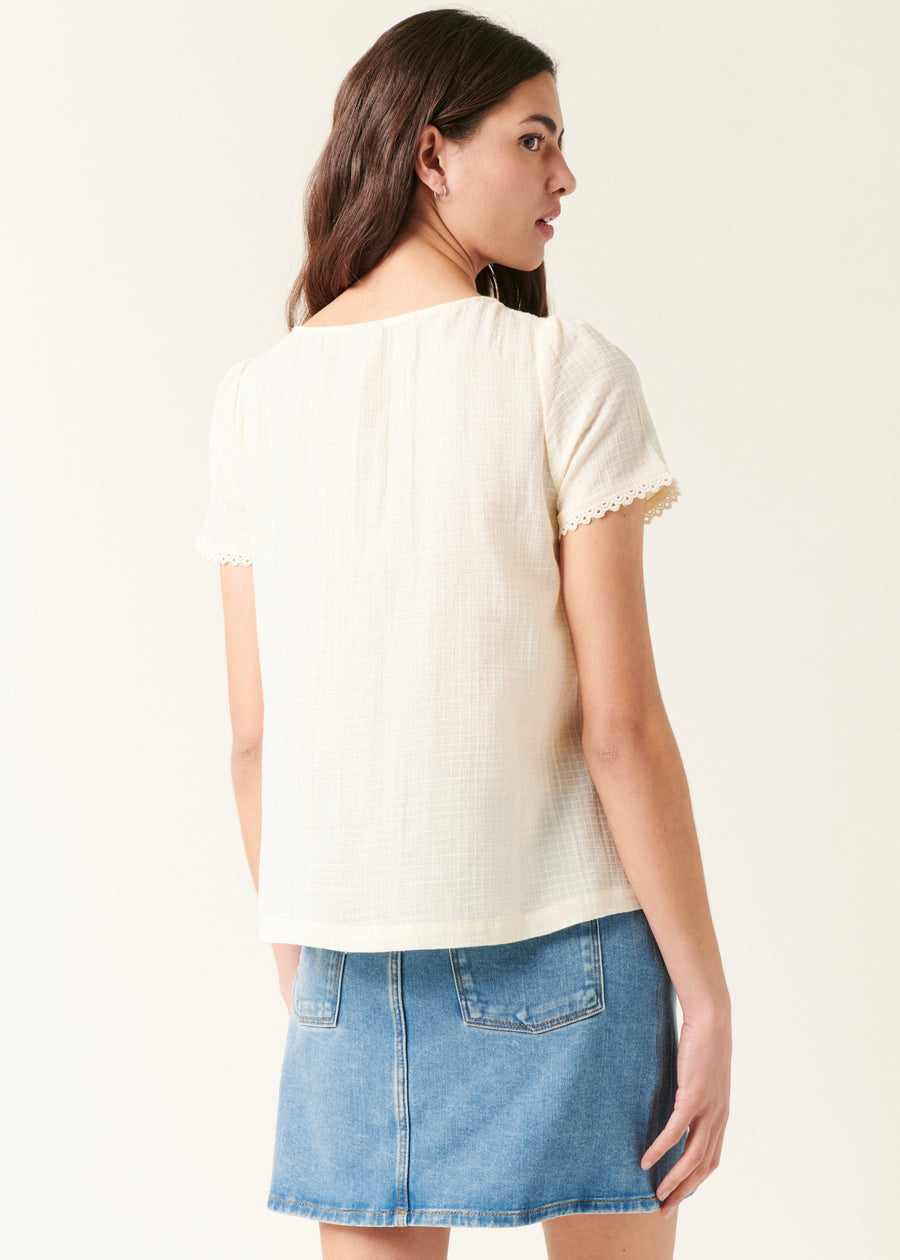 CHEMISE VANILLE CALANQUE | Karl Marc John