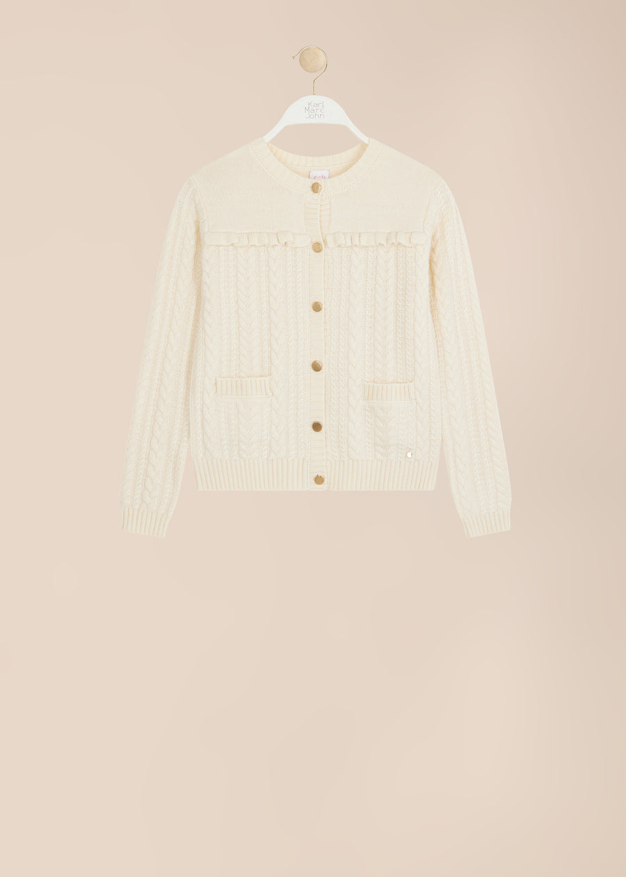 CARDIGAN CREME MADRY